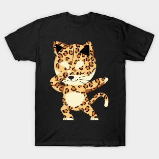 'Dabbing Cheetah Big Cat' Funny Dabbing Animal Gift T-Shirt